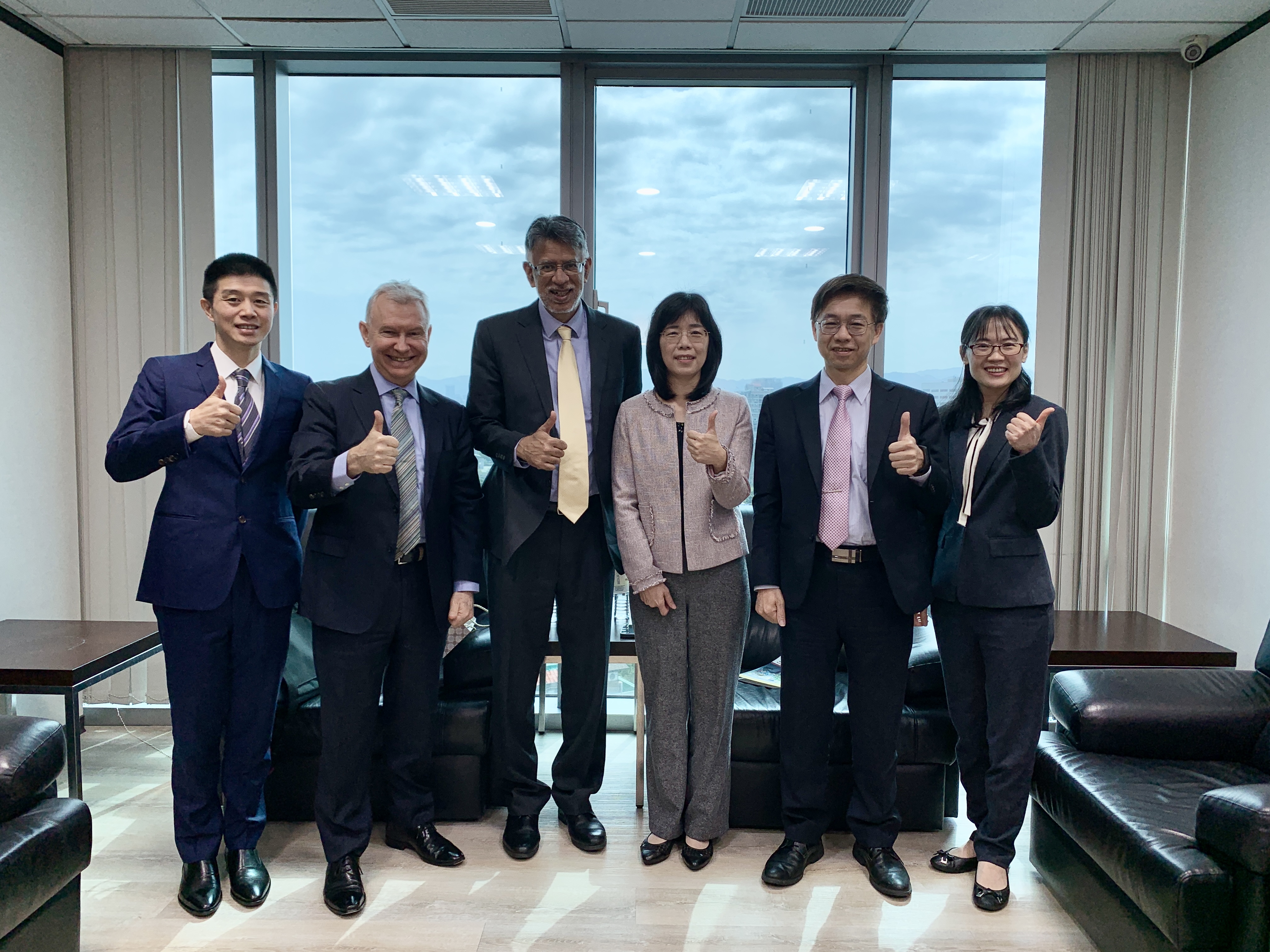 亞洲公司治理協會(ACGA)秘書長Jamie Allen、新任秘書長Amar Jill及研究經理Lake  Wang於113年3月21日拜訪本中心，並就ESG及公司治理相關議題進行意見交流。